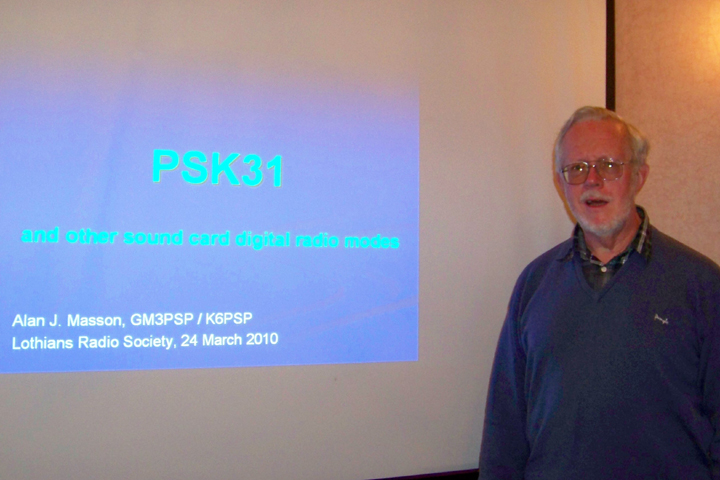 Alan Masson talking about PSK31