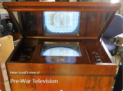 23 May 2026 – Item for Sale – Historic Pre-War HMV-901 Mirror-Lid Television Set