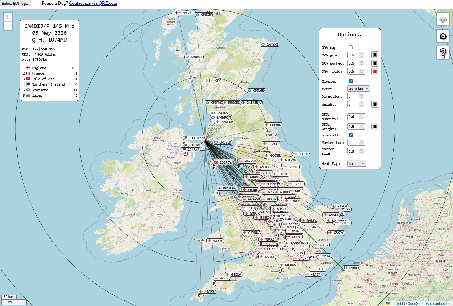 5 May 2026 – 600km Troposcatter Limit on 144MHz – GM4DIJ